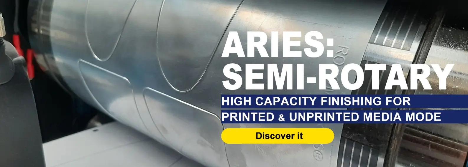 Aries - semi-rotary label finishing machine